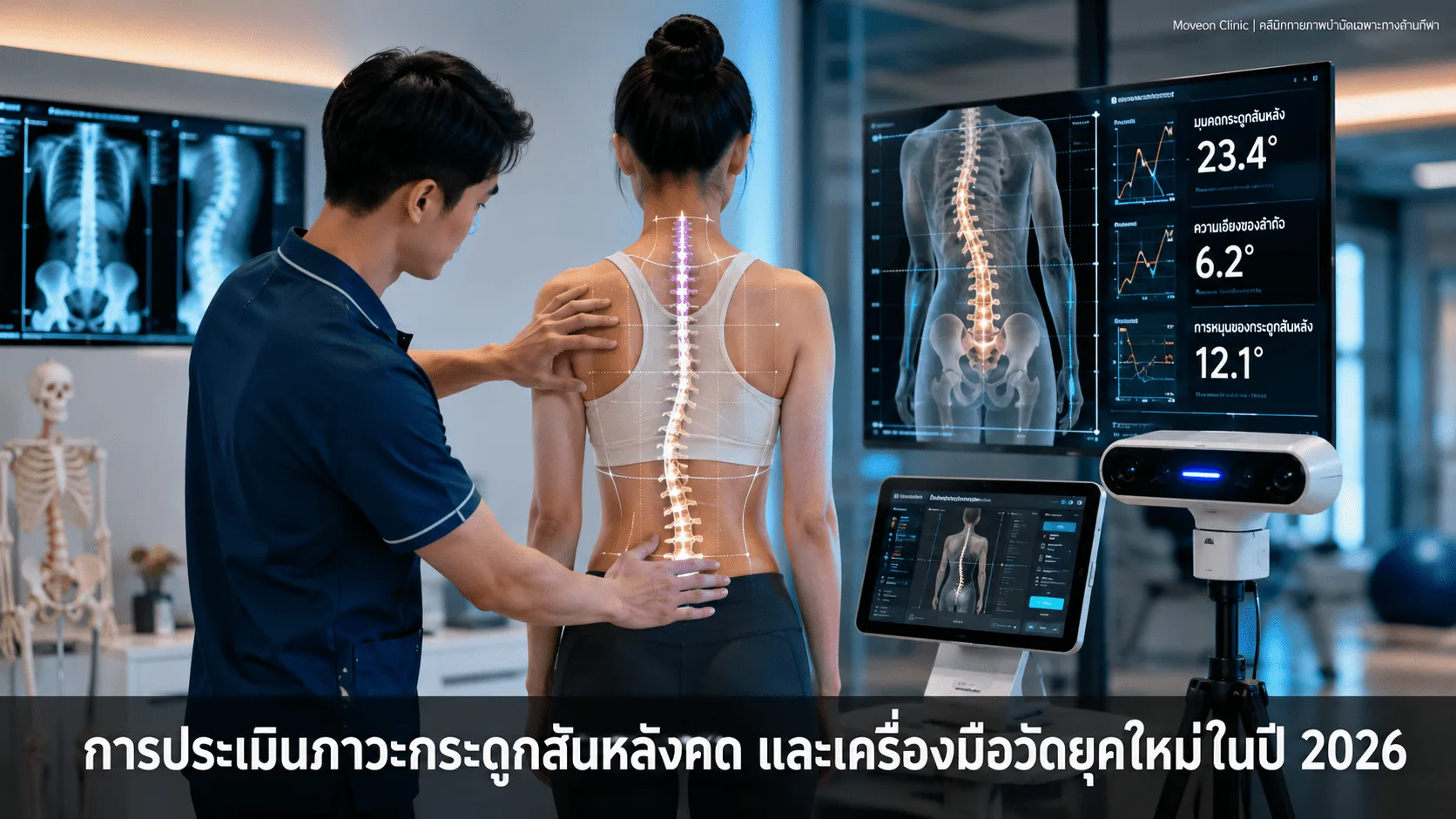 การประเมินอาการสันหลังคดและเครื่องมือวัดผลล่าสุดปี 2569